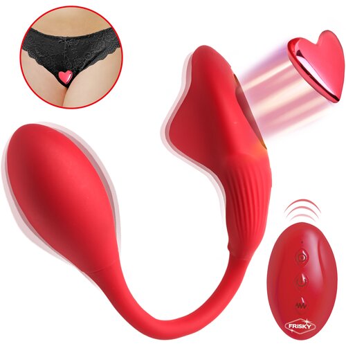 Frisky Double Love Connection Silicone Panty Vibe with Remote Control Slike