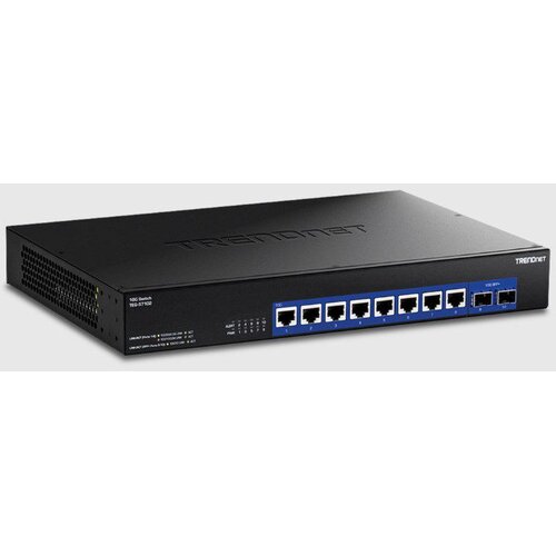  Trendnet TEG-S7102 network switch Unmanaged 10G Ethernet (100 /1000 /10000) Desktop Black Slike