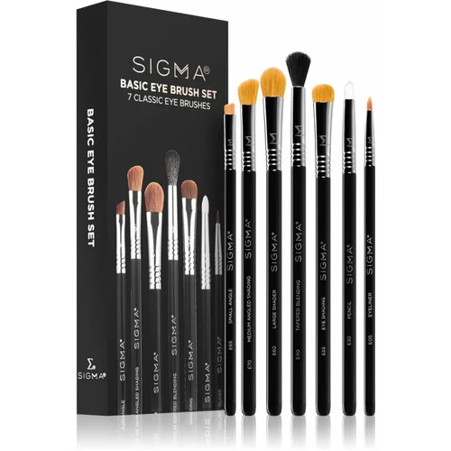 Sigma Beauty Basic Eye Brush Set set kistova (za oči)