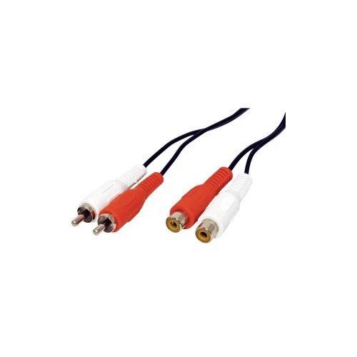 Value Cinch video priključni kabel [2x muški cinch konektor - 2x ženski cinch konektor] 10.00 m crna Cijene