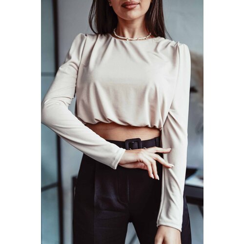 Beloved Margo crop majica bež Cene