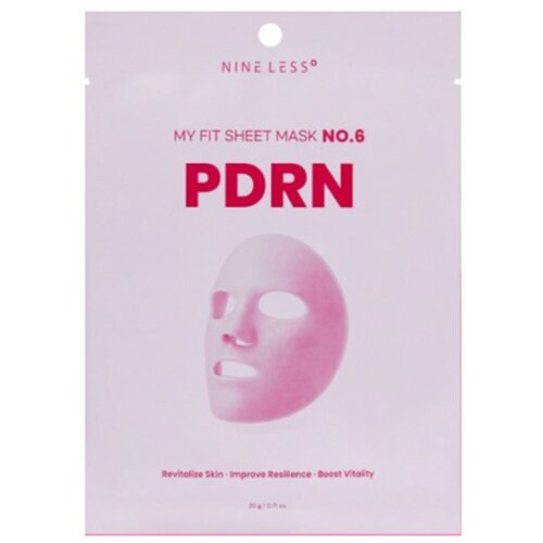 NINE LESS My Fit Sheet Mask No.6 PDRN 20gr Slike