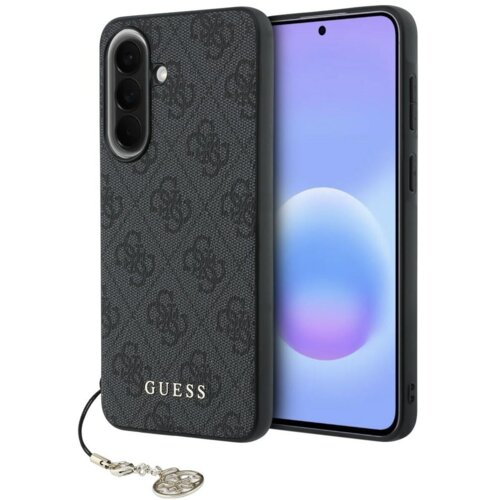 Guess GUHCSA37GF4GGR silikonski ovitek z obeskom za Samsung Galaxy A37 - črn Slike