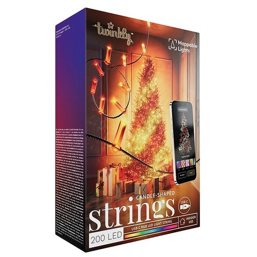 TWINKLY LED Smart svjetlosni lanac u obliku svijeća (U zatvorenom, 12 m, Boja svjetla: RGB, 100 Kom., Mrežni pogon) Cijene