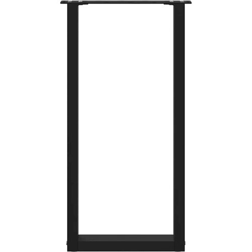 VidaXL noge stolića za kavu u-oblika 2 kom crne 28x(72-73) cm čelik Slike