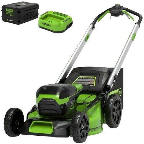 GREENWORKS 60V Akkusystem Akumulatorska kosilica GD60LM51SPK4 (60 V, 1 baterija, 4 Ah, Širina reza: 51 cm) + BAUHAUS jamstvo 5 godina na uređaje na električni ili motorni pogon Cijene