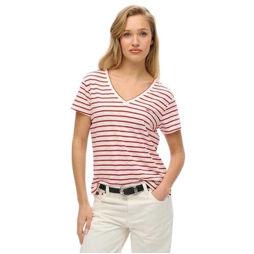 Superdry ženska majica sa v izrezom SDW1011181A-E4M Cene