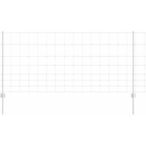 vidaXL Ograja in Stolp srebrna 1 x 50 m Jeklo, (5000097643) Cene