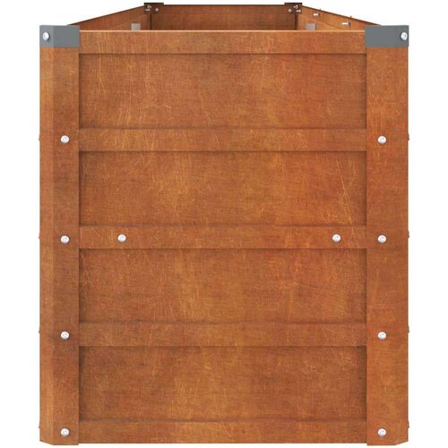 vidaXL Povišena vrtna gredica boja hrđe 240 x 40 x 45 cm čelik COR-TEN Cene