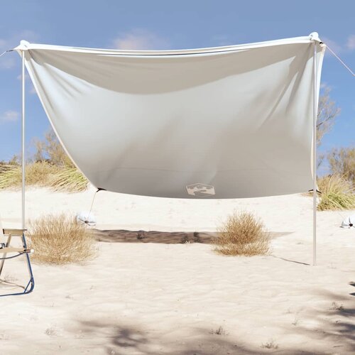 vidaXL Nadstrešnica za plažu s pješčanim sidrima siva 304 x 300 cm Cijene