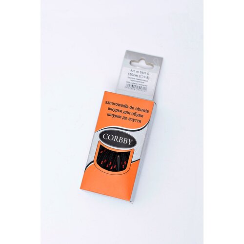 Corbby Trekking Laces Black Red Cene