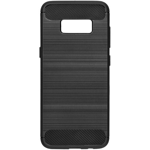  Gumijasti / gel etui Carbon za Samsung Galaxy S8 - črni Slike