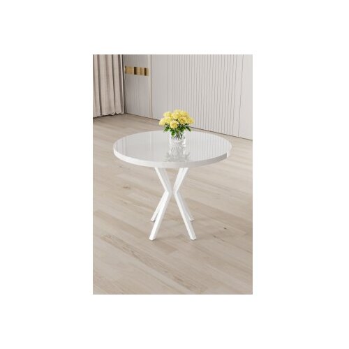 Hanah home trpezarijski sto agnes white Slike
