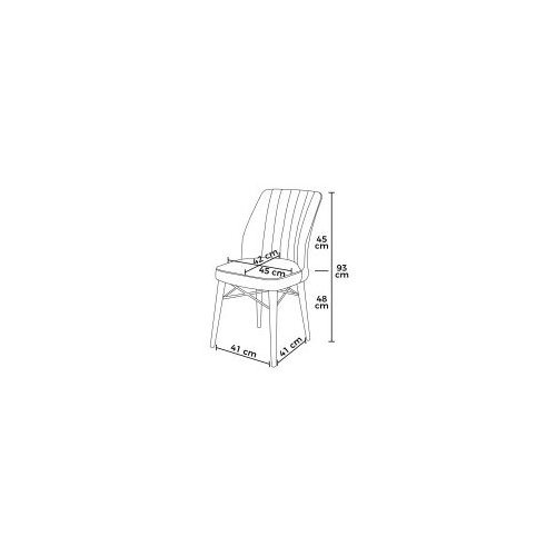 Hanah home set stolica (2 dela) nuna anthracite black Cene