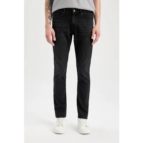 Defacto Pedro Slim Fit Slim Fit Normal Waist Narrow Leg Jean Trousers