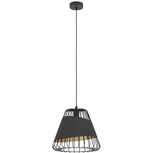 Eglo Viseća lampa AUSTELL E27 36 cm crna/zlatna 49446 Slike