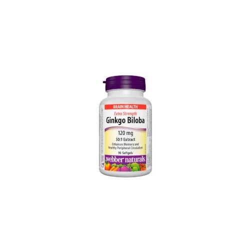 Webber Naturals Ginkgo Biloba 120mg