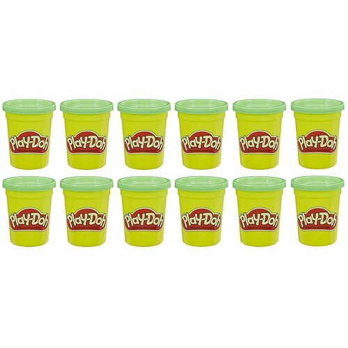 Hasbro Pakiranje 12 x 118 ml plo?evink z glino za modeliranje Play-Doh, Ve?barvno, (21552526) Slike