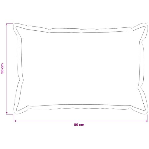  Presvlaka za jastuk 2 pcs HOUTEN Zelena 50 x 80 cm Slike