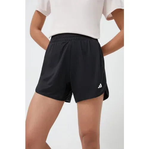 Adidas Kratke hlače za trening Pacer boja: crna, bez uzorka, visoki struk