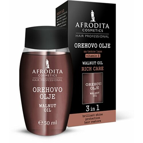 Afrodita Cosmetics orahovo ulje za tamnu kosu 50 ml Slike