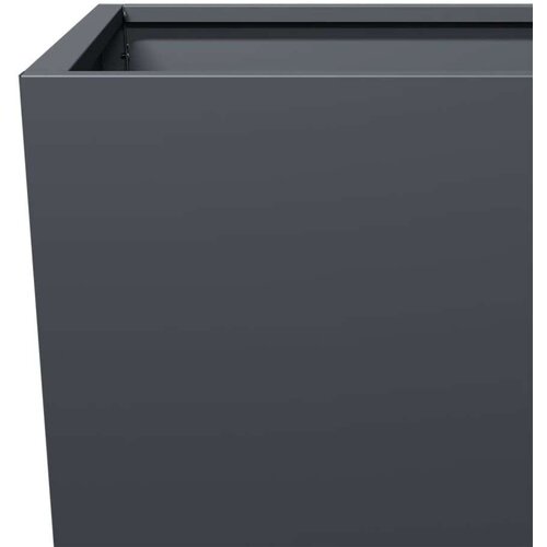 VidaXL Vrtne sadilice 2 kom antracit 35x35x75 cm čelične Slike