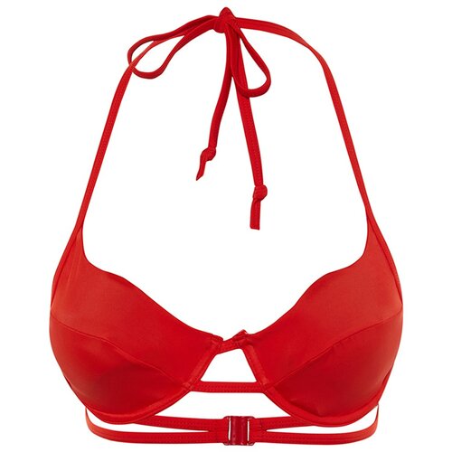 Trendyol Bikini Top - Red - Plain Cene