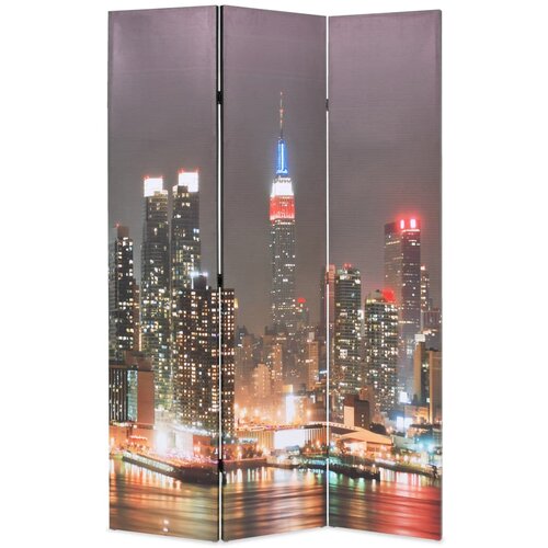  Sklopiva sobna pregrada sa slikom New Yorka noću 120 x 170 cm Slike