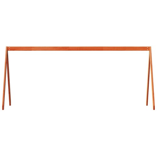 Krov za dječji krevet vo&amp;scaron;tano smeđi 199 x 95,5 x 88 cm borovina Slike