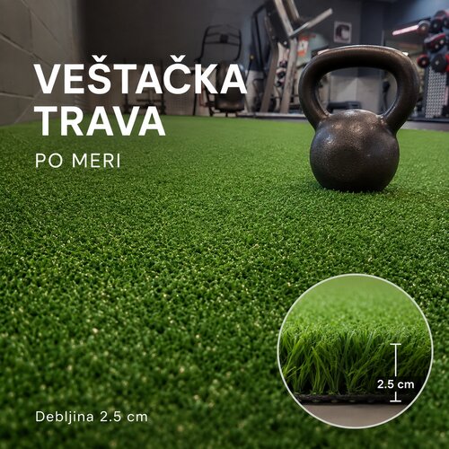 Ve&amp;scaron;tačka trava za teretanu i fitnes - visina 2.5 cm Slike