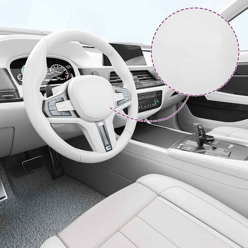  Folije za automobil 2 kom 4D bijele 100 x 150 cm + 50 x 150 cm Slike