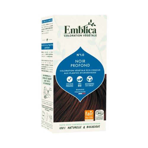  Biljna boja za kosu - Crno smeđa 1.0 Slike