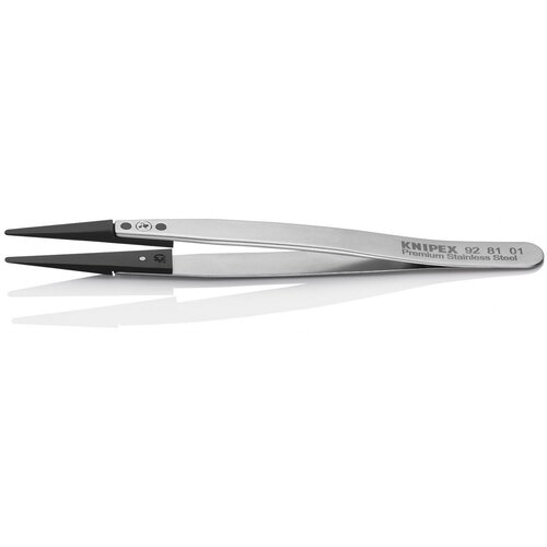Knipex 92 81 01 ESD pinceta s izmjenjivim vrhovima 1 komad tupi vrh 130 mm Slike