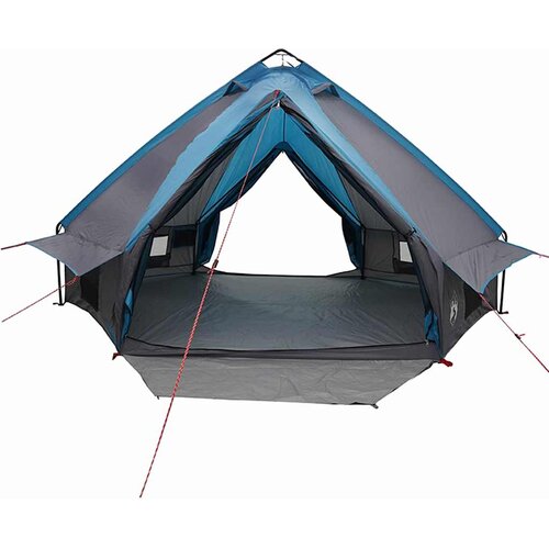  Teepee za 6 osoba Plava i siva 431 x 366 x 185 cm Slike