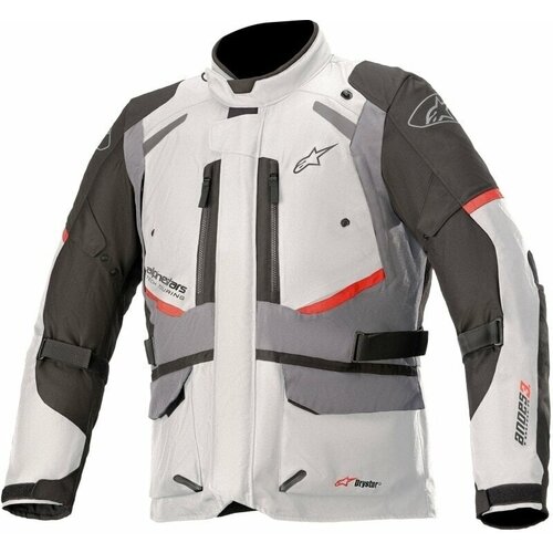 Alpinestars Andes V3 Drystar Jacket Ice Gray/Dark Gray S Tekstilna jakna Slike