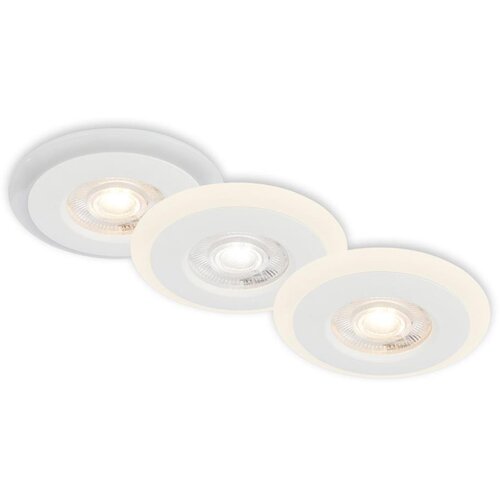 BRILONER 7039036 - KOMPLET 3x LED kupatilsko svetlo za spu&scaron;teni plafon 3xLED/5W/230V IP44 belo Cene