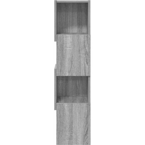  Kutni ormarić Siva Sonoma 25,5x25x102cm Konstruirano drvo Slike