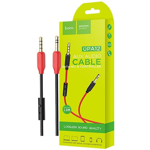 Hoco Audio kabl 3.5 mm sa mikrofonom, dužina 1.0 metar - UPA12 AUX MIC Slike