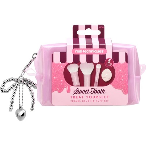 Real Techniques Sweet Tooth Treat Yourself putni set kistova s torbicom Slike