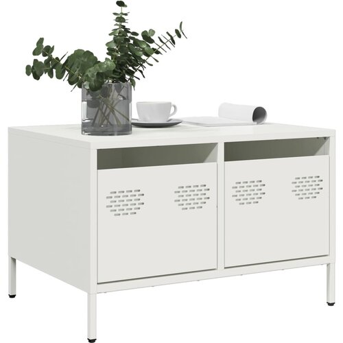 vidaXL TV omarica bela 68x50x43,5 cm hladno valjano jeklo Cene