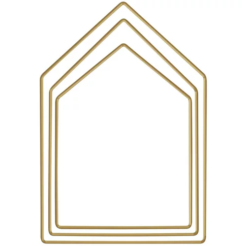 RAYHER Kovinski obroči, hiška, zlati set 3, (20633989)