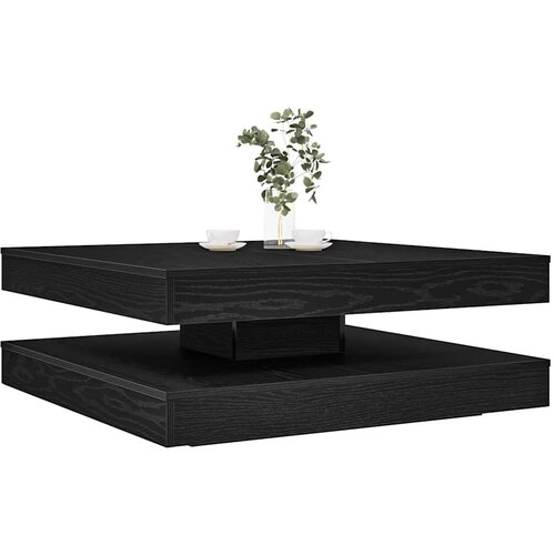 vidaXL Klubska mizica črna 90x90x34,5 cm Cene