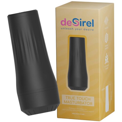 Desirel True Touch - prirodna vibro vagina (bež-crna) Slike