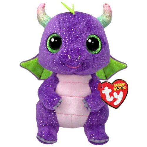 TY pli&amp;scaron; ana igračka Dinosaur daphne 37362, 15 cm, Ljubičasti Slike