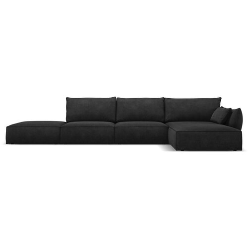 Mazzini Sofas Tamno siva kutna garnitura (desni kut) Vanda - Slike