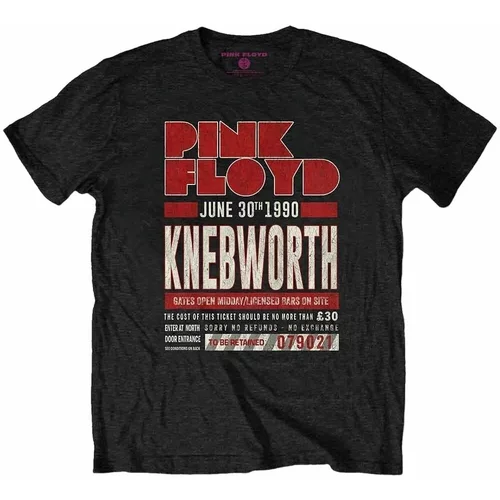Pink Floyd Majica Knebworth '90 Red Black XL