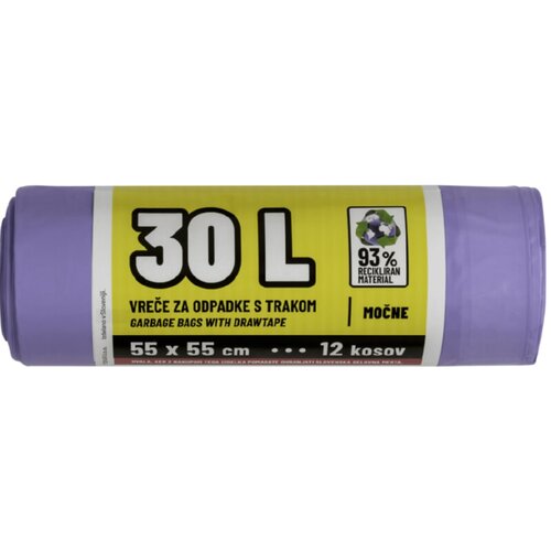 PISKAR Vrečke za odpadke (s trakom, 30 l, 12 kos) Slike