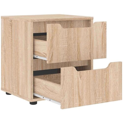 vidaXL Nočna omarica VISNES Sonoma Oak 45x40x50 cm Inženirski les Cene