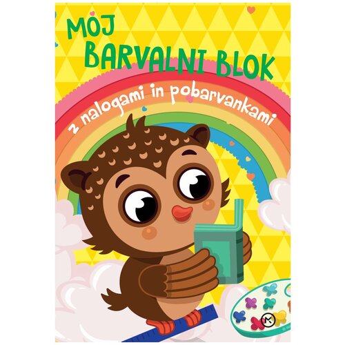 Mladinska Knjiga Moj barvalni blok - sovica Slike