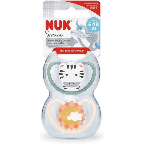 Nuk duda varalica - silikon Space s2 (6-18), 2 kom/kut Slike